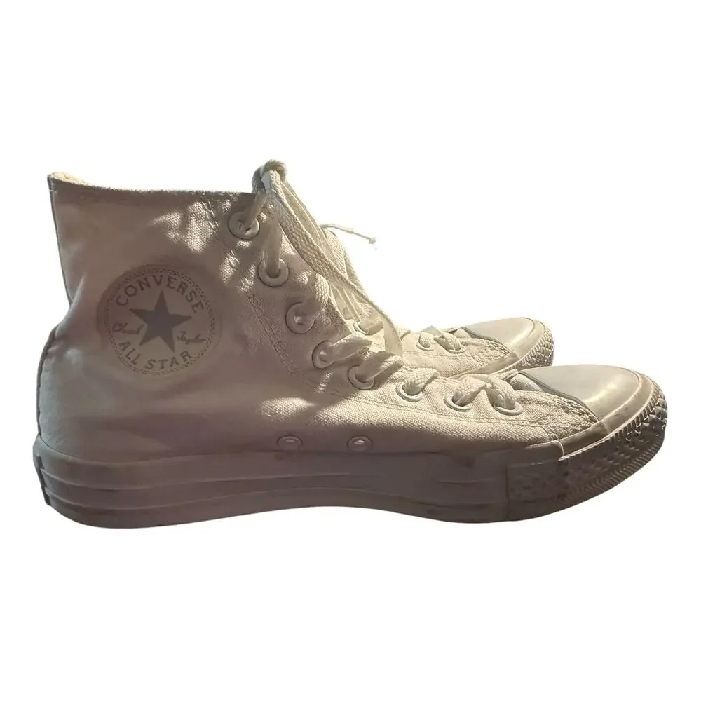 Converse Chuck Taylor All Star High Tops, Optical White, Men's 7/Women's 9